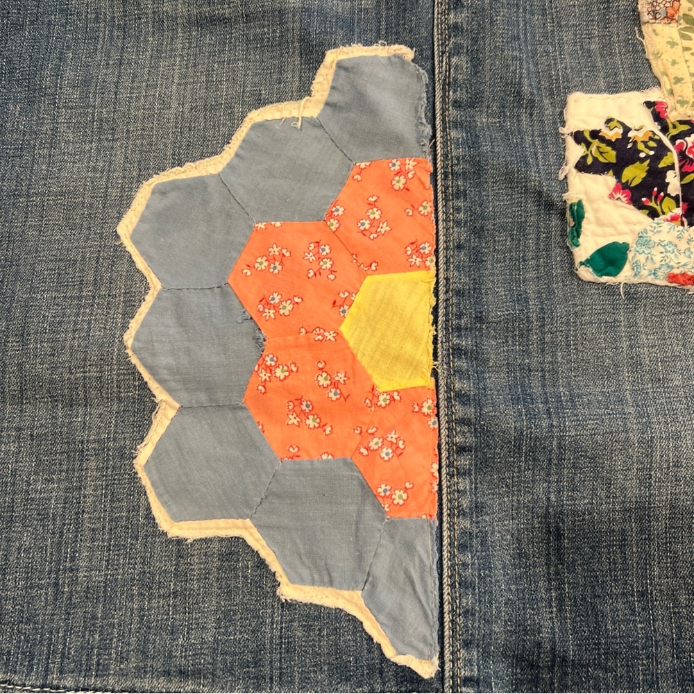Gap Limited Edition Upcycled Patchwork Denim Skirt - image 3